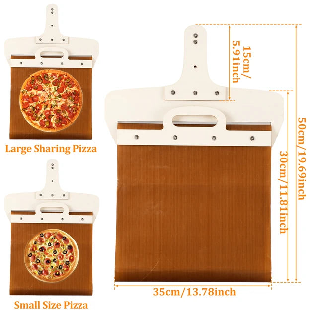 Glijdende Pizzaschep: Perfect voor pizza, cakes & Bakken!